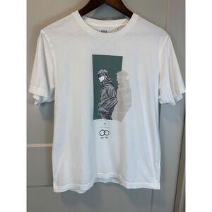 UNIQLO UT Manga Jujutsu Kaisen Satoru Gojo Graphic T Shirt White Size S